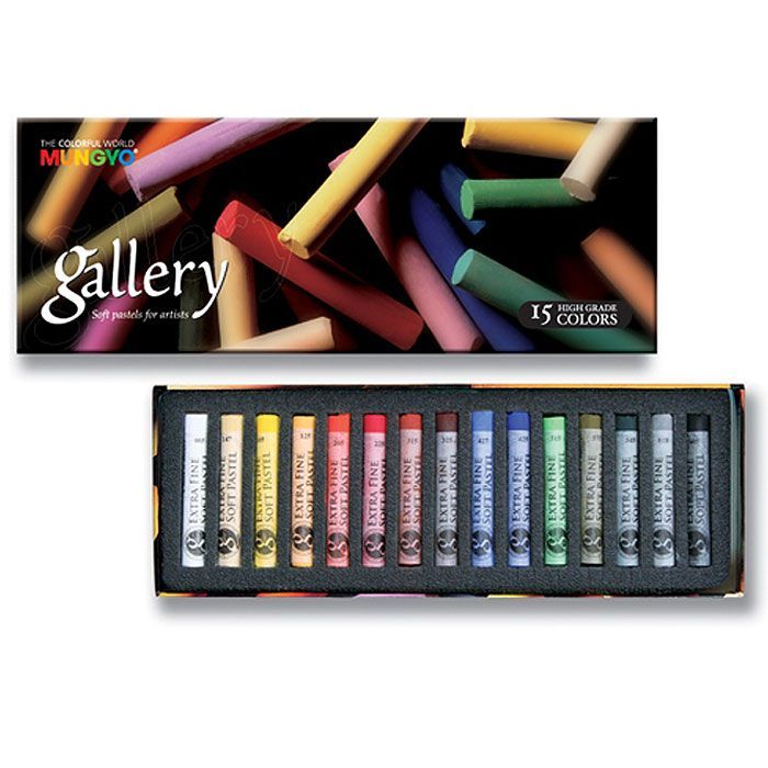 Gallery Soft Pastels for Artists 15Colors 