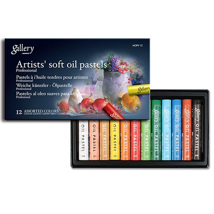 Gallery Artists' Soft Oil Pastels 12Colors 