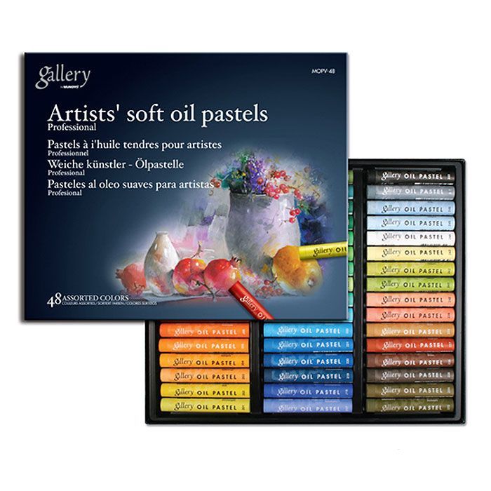 Gallery Artists' Soft Oil Pastels 48Colors 