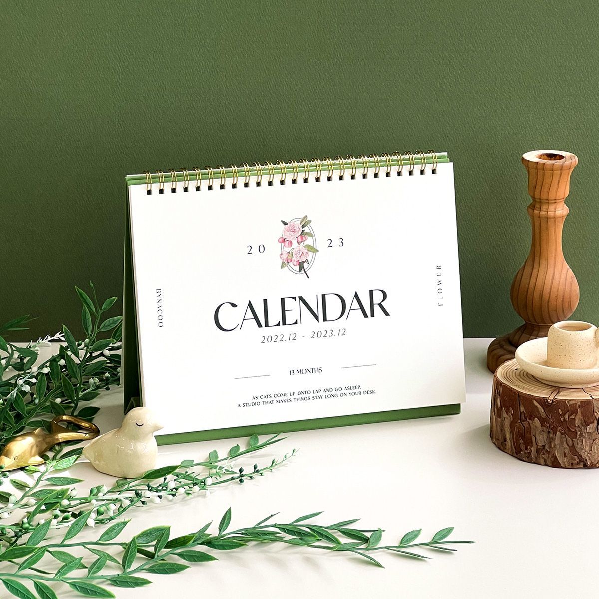 2023 Flower Calendar - Desk