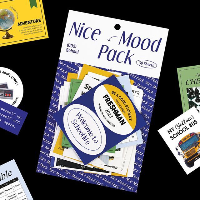 Nice mood sticker pack – School