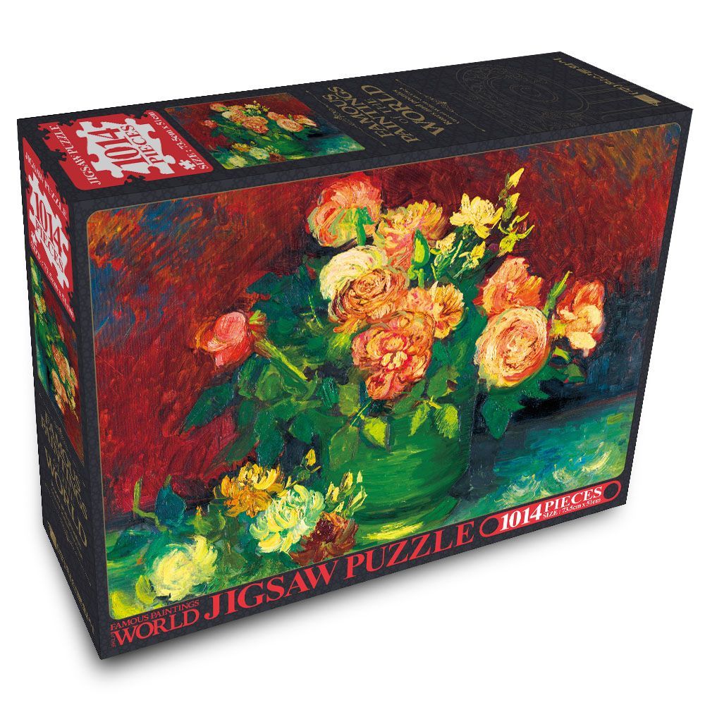 Famous Paintings Of The World Puzzle 1014 Pieces_Roses and peonies