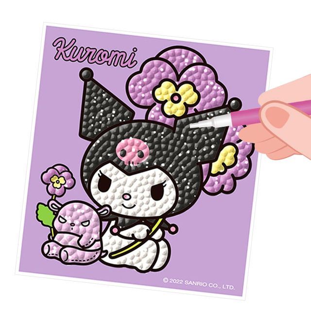 Flower KUROMI Jewel DIY Sticker