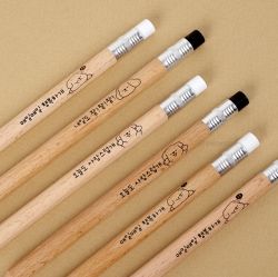 E-rinubgae wooden Sharp pencil 24pcs
