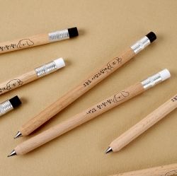 E-rinubgae wooden Sharp pencil 24pcs