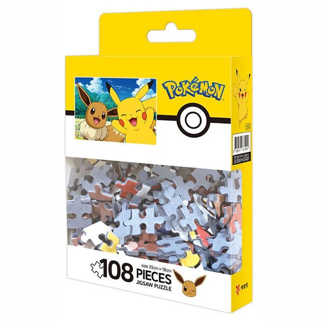 Pokemon Puzzle 108 pcs Nice to meet you, Pikachu and Eevee