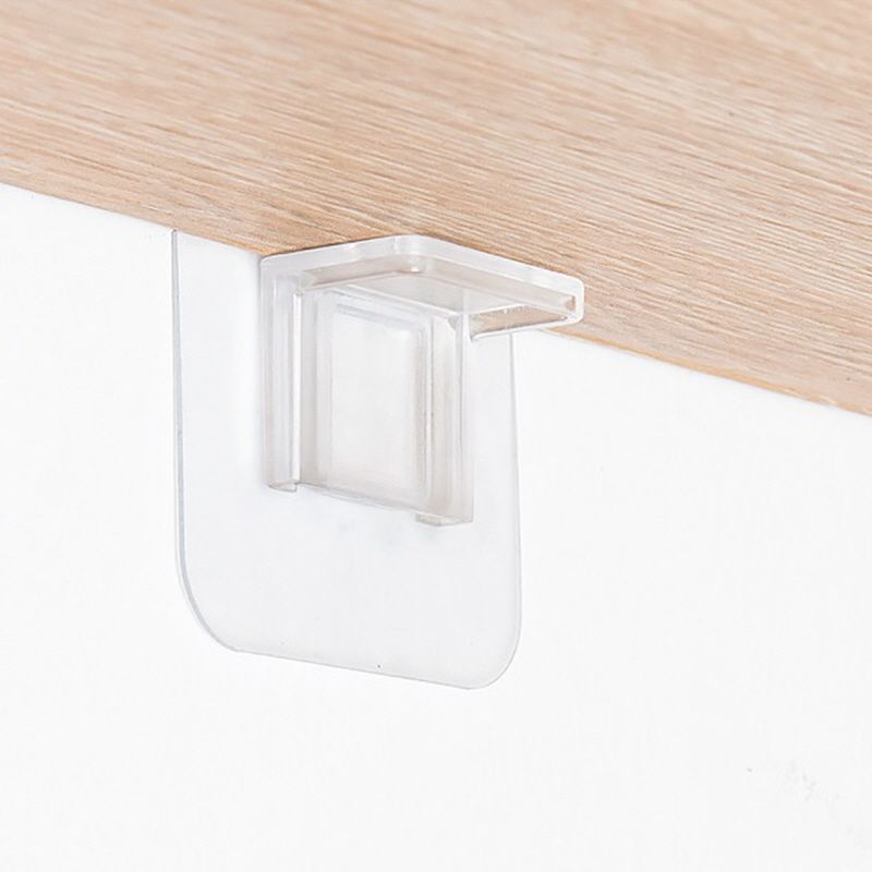 Set of 4 Non-Perforated Adhesive Shelf Supports