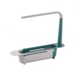 Length-adjustable sink scrubber holder