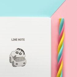 Crayon Shin-chan Line Medium iron Note
