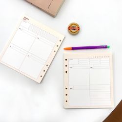 [A6] Second Mansion 6-Ring Square Diary Refill Paper 