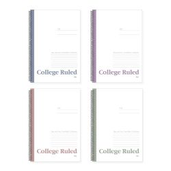 Slim One Ring Notebook - College Ruled, 10 Pack 