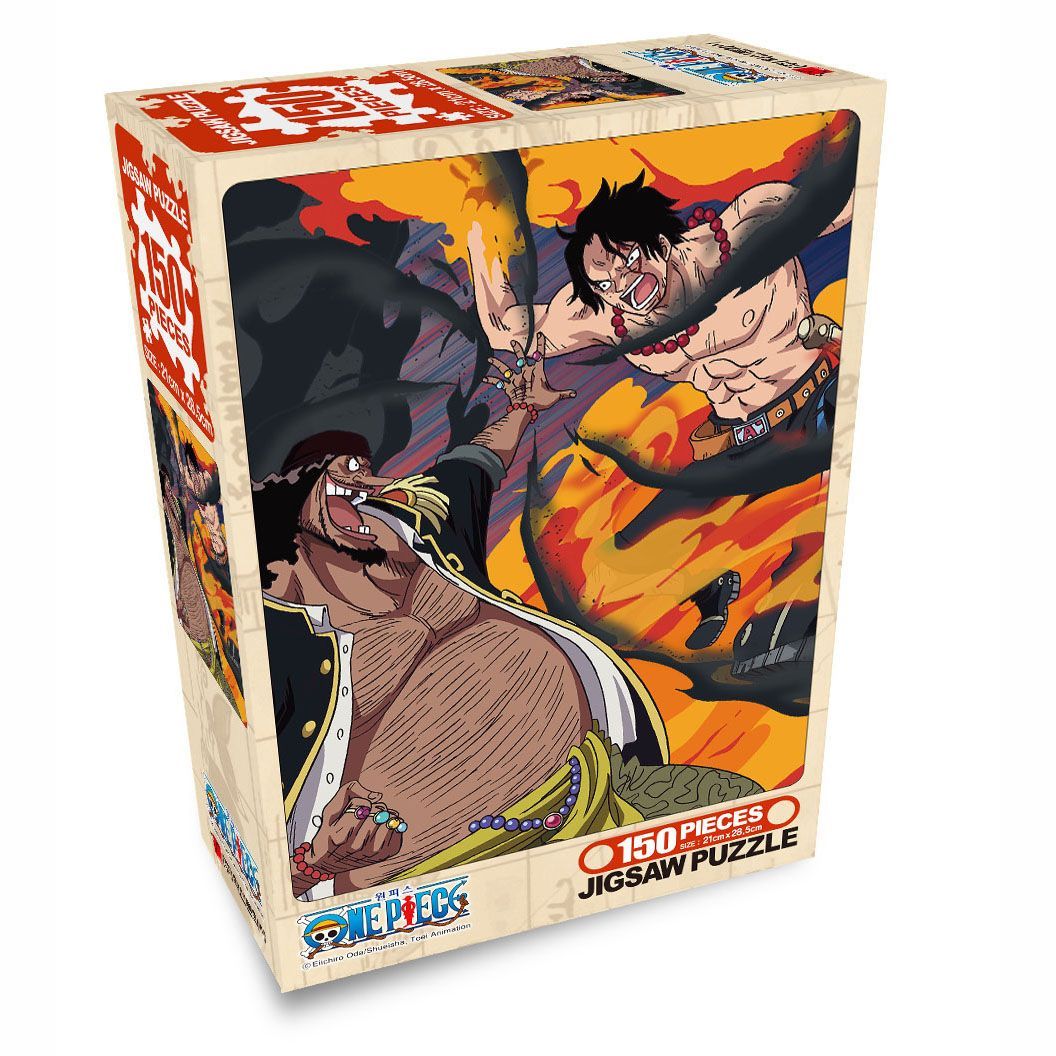 One Piece Jigsaw Puzzle 150Pieces - a fire fist Ace vs black beard
