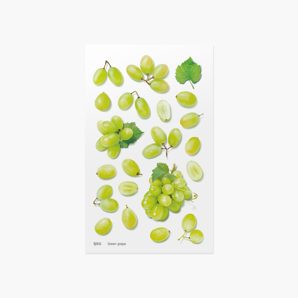 Fruit Sticker_Green grape