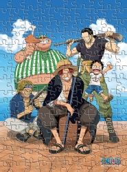 One Piece Jigsaw Puzzle 150Pieces - Memories with the Red-headed Pirates