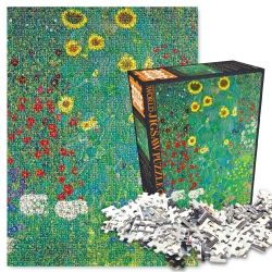 Famous Paintings Of The World Puzzle 1014 Pieces_garden with sunflowers