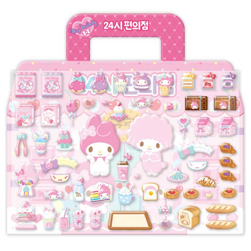 My Melody 24hours Convenience store Mini Bag Stickers