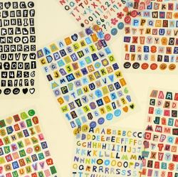 Color Recipe Alphabet Sticker Sticker Pack (10sheets)