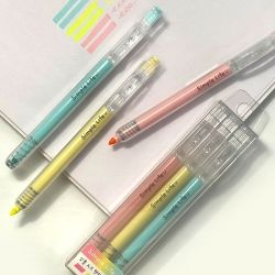 Simple Life Slim Knock Highlight Pen, 30pcs