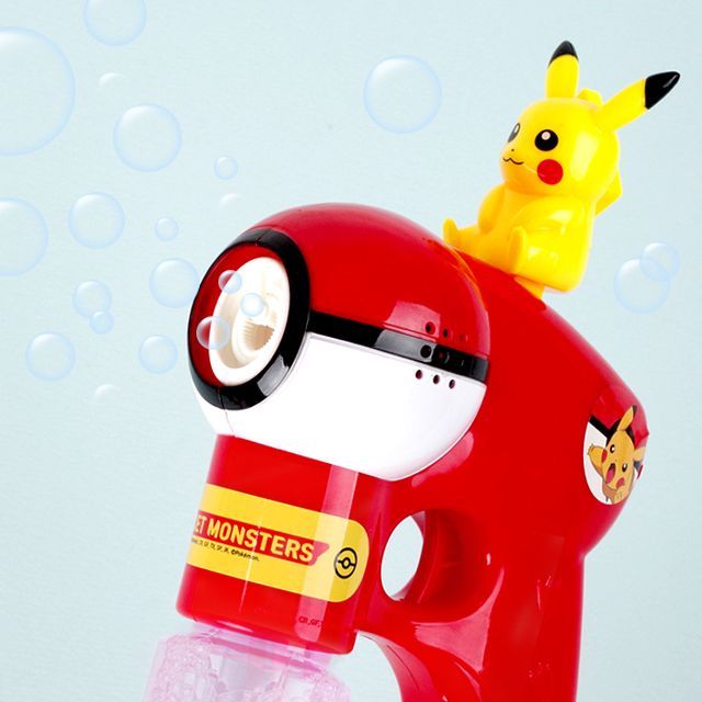 Lighting Pikachu Auto Bubble Gun