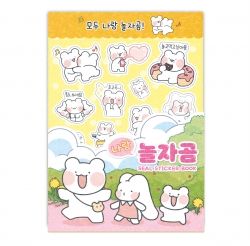 Let's Play Bear Seal Sticker Book