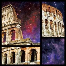 Landmark Jigsaw puzzle 500pcs - Starry Night at the Colosseum