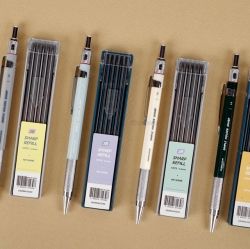 SIMPLE Holder Mechanical Pencil & Leads Set (12pcs)
