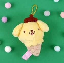 Pompompurin Ice cream Keychain 8cm 