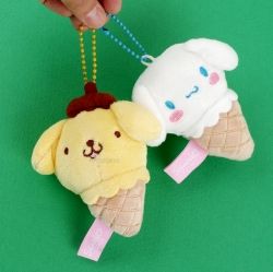 Pompompurin Ice cream Keychain 8cm 