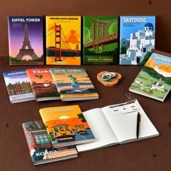 Travel The World Note Grid