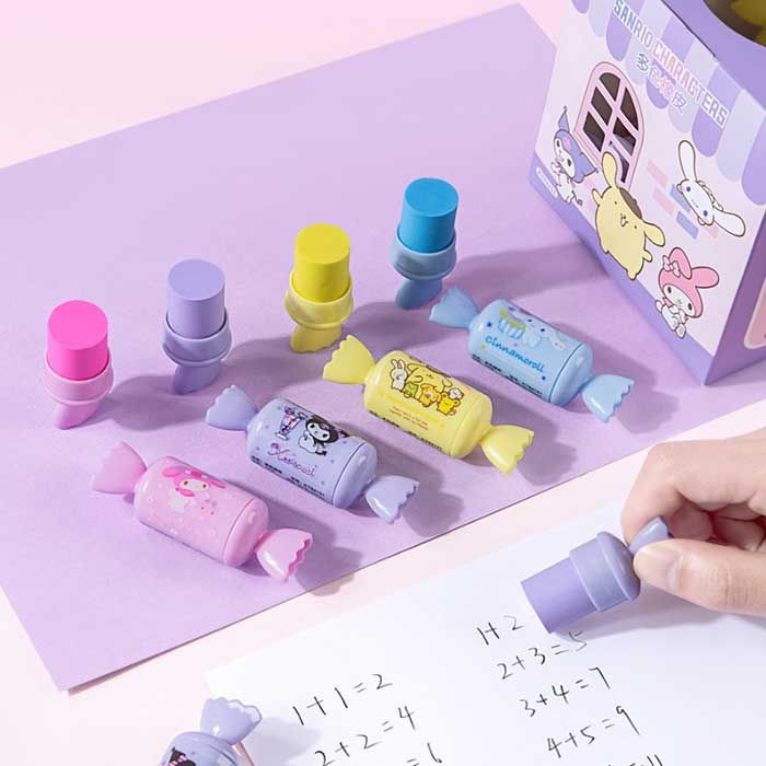 Sanrio Characters Candy Erasers, 30pcs