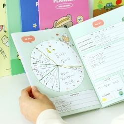 Elementary School My Dream Study Planner for 1 Month with Reward Stickers, for the Lower Grades 