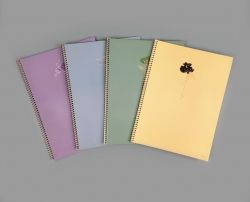 Slim One Ring Notebook, Color Palette, Set of 5