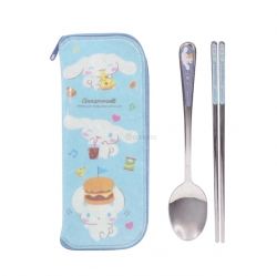Cinnamoroll All Stainless Spoon & Chopsticks with Case set 
