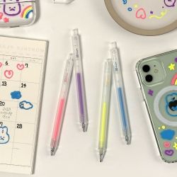 Soondeok's Crew 3D Deco Pen 4 Colors Set, Set of 16 