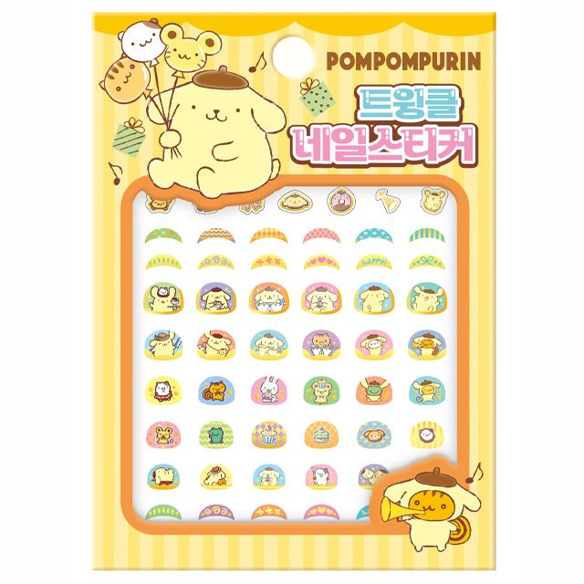 Pompompurin Twinkle Nail sticker