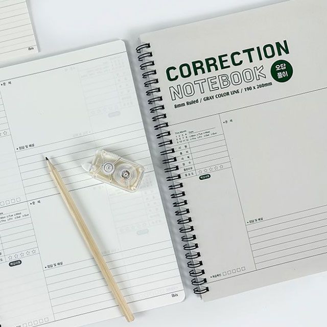 Correction Notebook