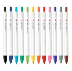 Click Art Knock Type Markers 12Colors set 
