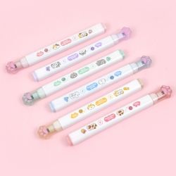 Nyang-nyang Highlighter Pen 6 Colors Set