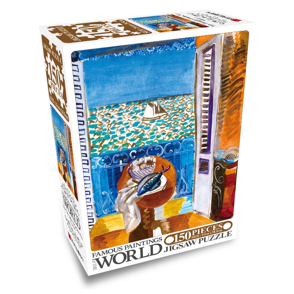 Famous paintings of the WORLD Jigsaw Puzzle 150 Pieces_View Through A Window, Nice