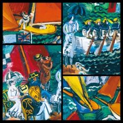 Famous paintings of the WORLD Jigsaw Puzzle 150 Pieces_Fête Nautique (The Regatta)