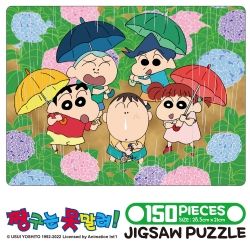 Crayon Shinchan Jigsaw Puzzle 150Pieces, Friends on a Rainy Day 