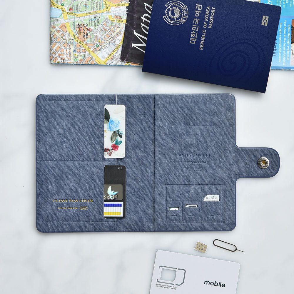 Classy Pass Cover, Anti-Skimming Passport Case 