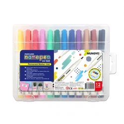 Mungyo Permanent Marker-Fine 12color Case