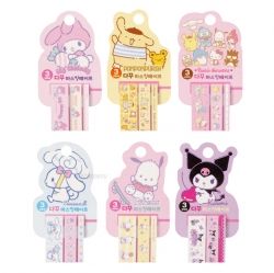 Sanrio 3size Diary Deco Masking Tape, Set of 12
