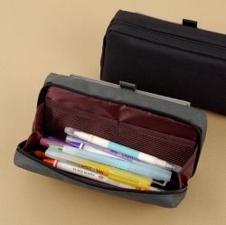 E-RiNUBGAE Large-capacity double-sided pencil case