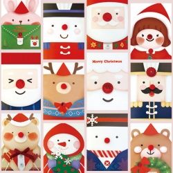 Deco Mini Christmas Card FS515 (12pcs)