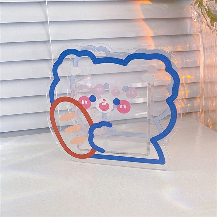 Cute Acrylic Penholder -Baguette Bear