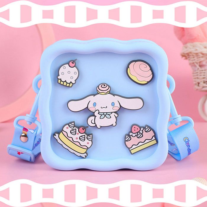 Cinnamoroll Patch Square Silicon Cross Bag