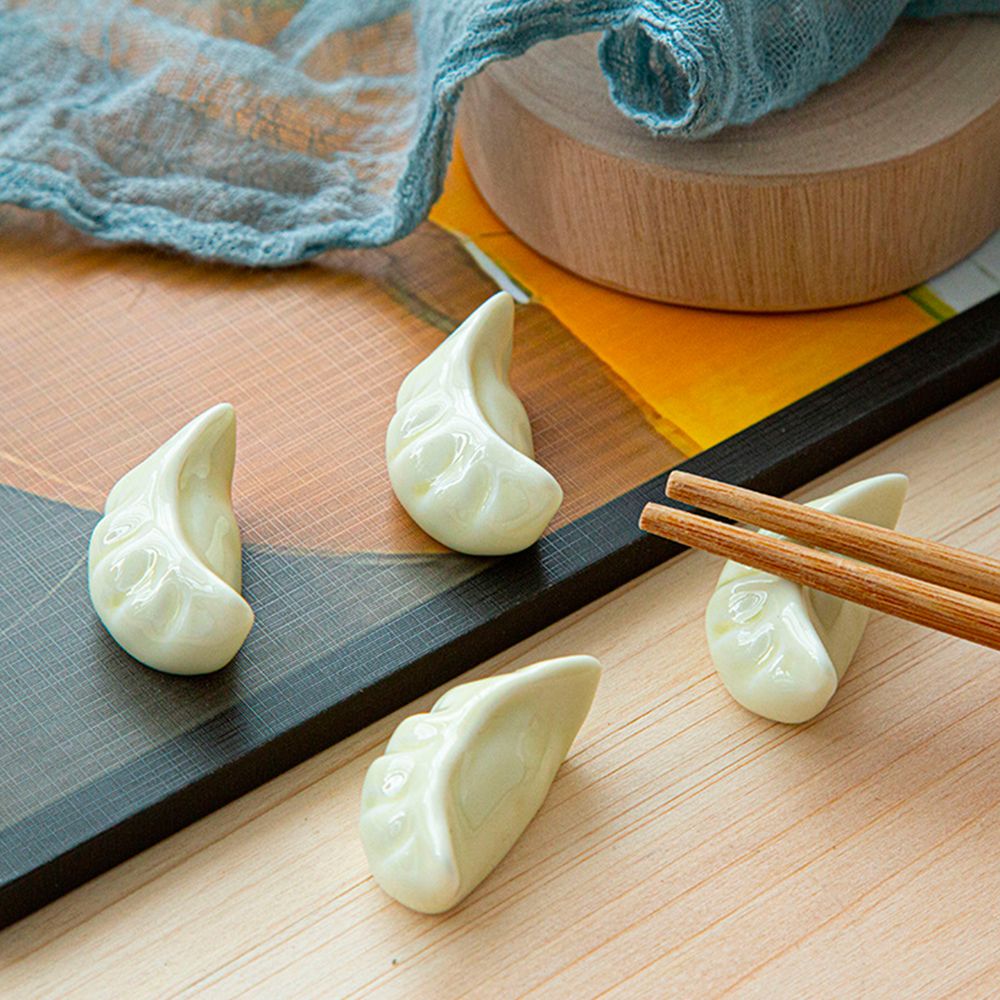 Porcelain Dumpling Chopsticks Rest