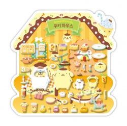 Pompompurin Cookie House Stickers